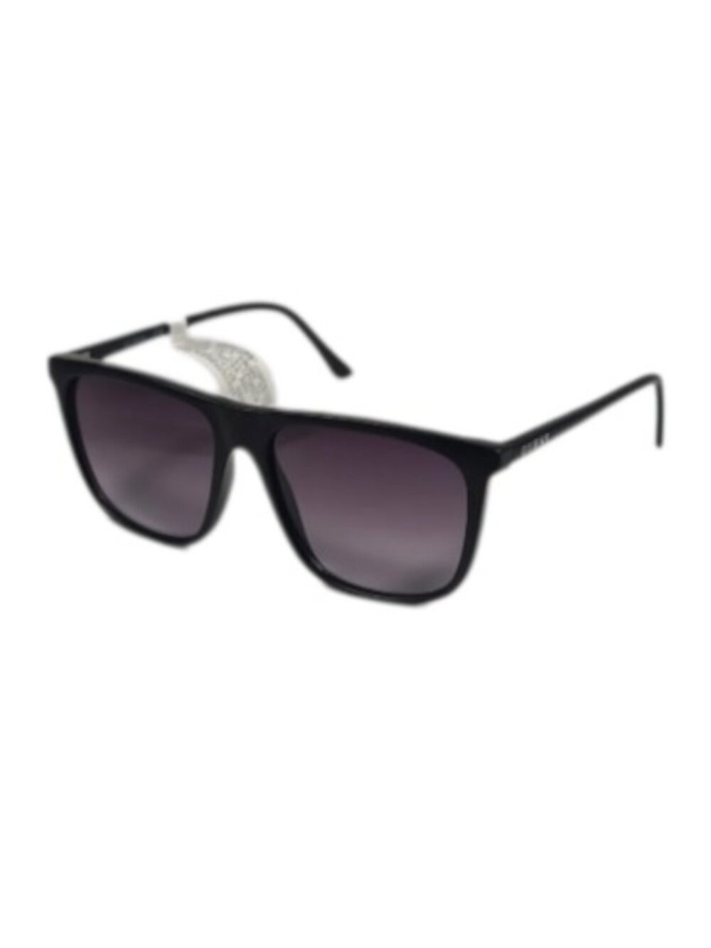 NEW GUESS GF0222 02B Rectangular Sunglasses Matte Black